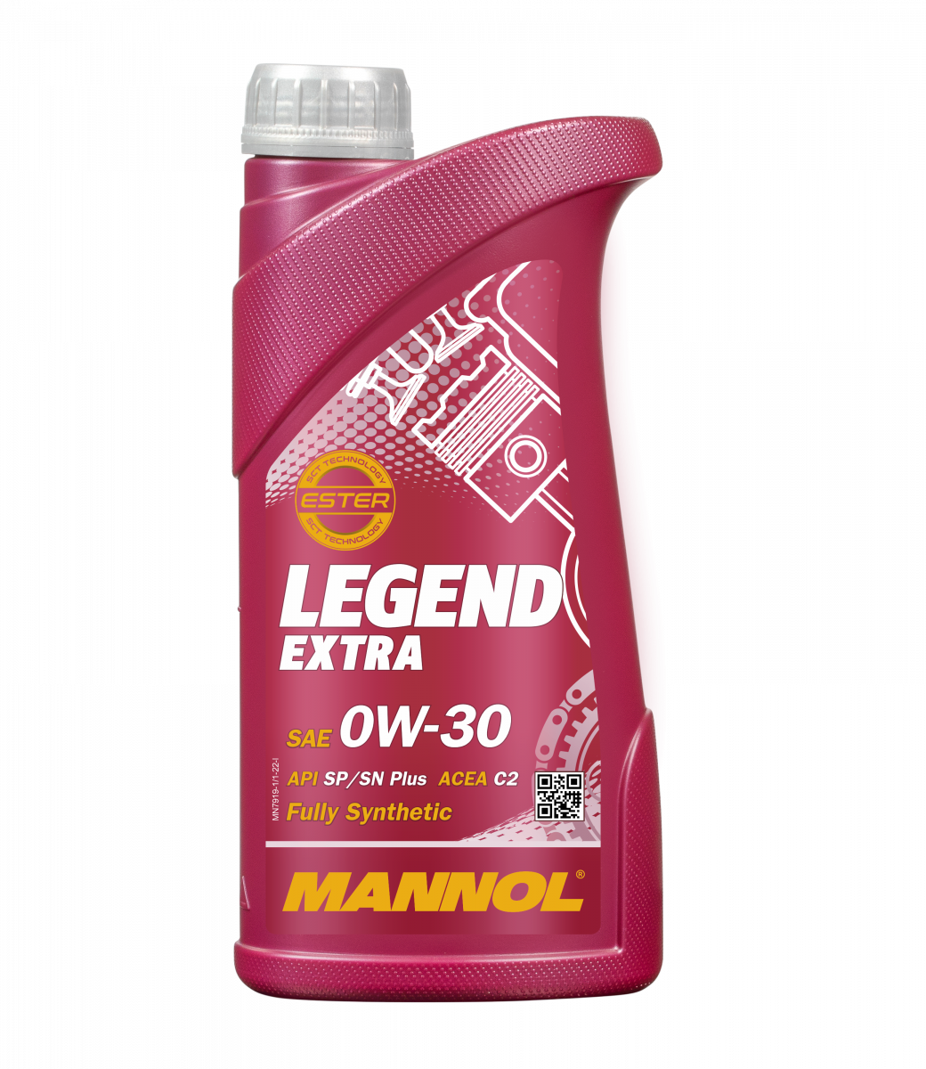 7919 MANNOL LEGEND EXTRA 0W30 1 л. Синтетическое моторное масло 0W-30
