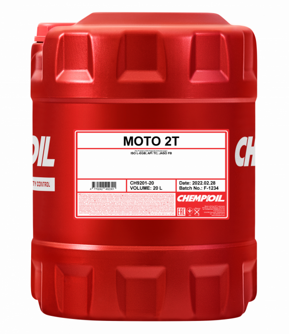 9201 CHEMPIOIL MOTO 2T 20 л. Минеральное моторное масло для двухтактных двигателей 2T