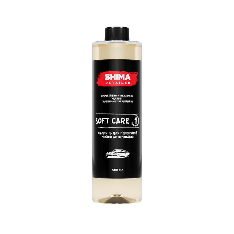 SHIMA DETAILER "SOFT CARE" 500 мл. Шампунь для первичной мойки автомобиля