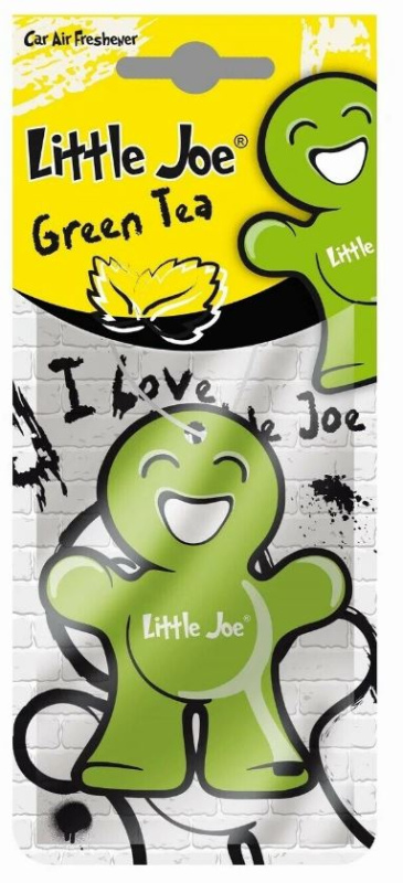 DRIVE INT LITTLE JOE PAPER GREEN TEA (ЗЕЛЕНЫЙ ЧАЙ). Автомобильный освежитель воздуха