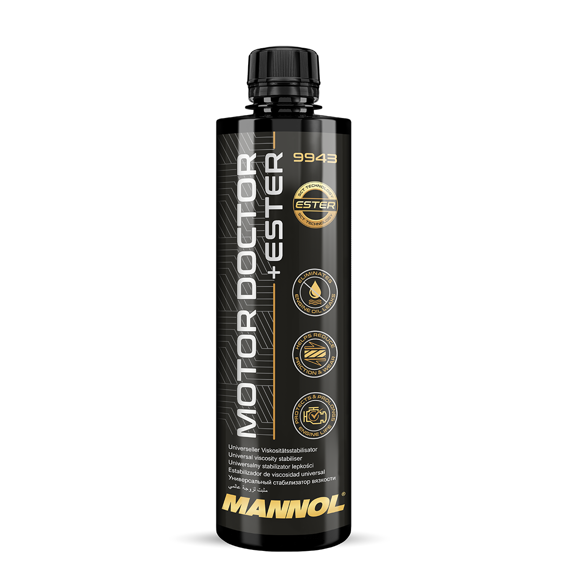 9943 MANNOL MOTOR DOCTOR + ESTER 450 мл. Герметик системы смазки двигателя
