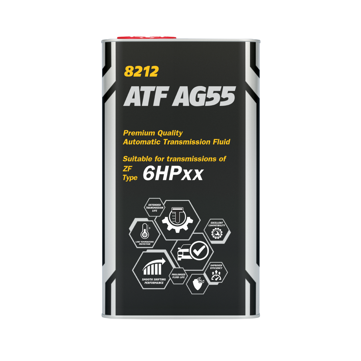 8212 MANNOL ATF AG55 4 л. (Metal) Синтетическая трансмиссионная жидкость 