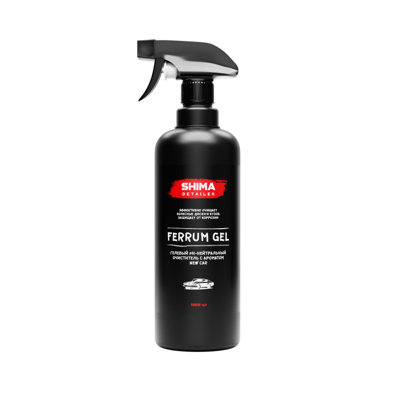 SHIMA DETAILER "FERRUM GEL" NEW CAR 1 л. Гелевый pH-нейтральный очиститель с ароматом новой машины