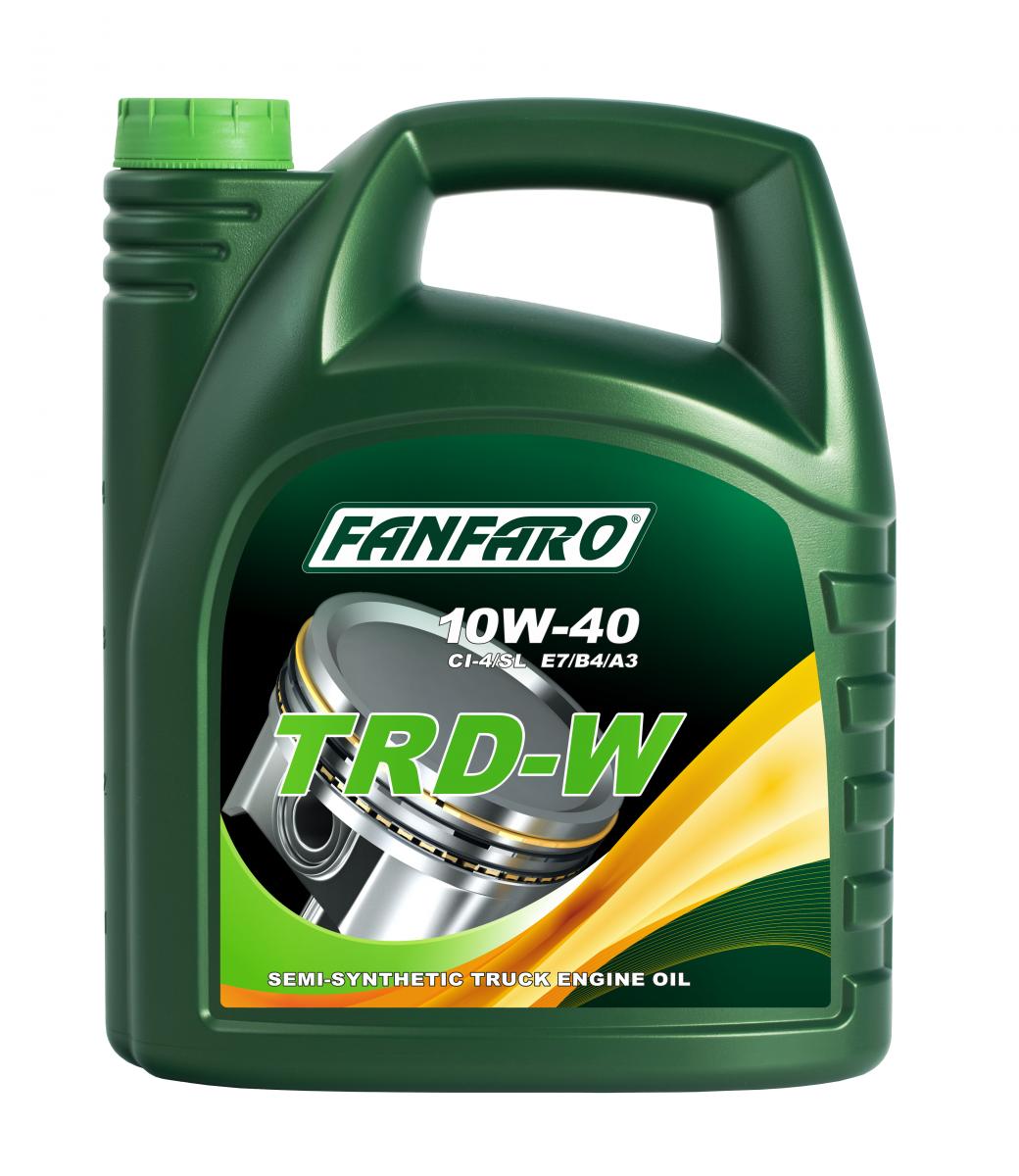 qqqq6105 FANFARO TRD-W UHPD 10W40 5 л. Полусинтетическое моторное масло 10W-40