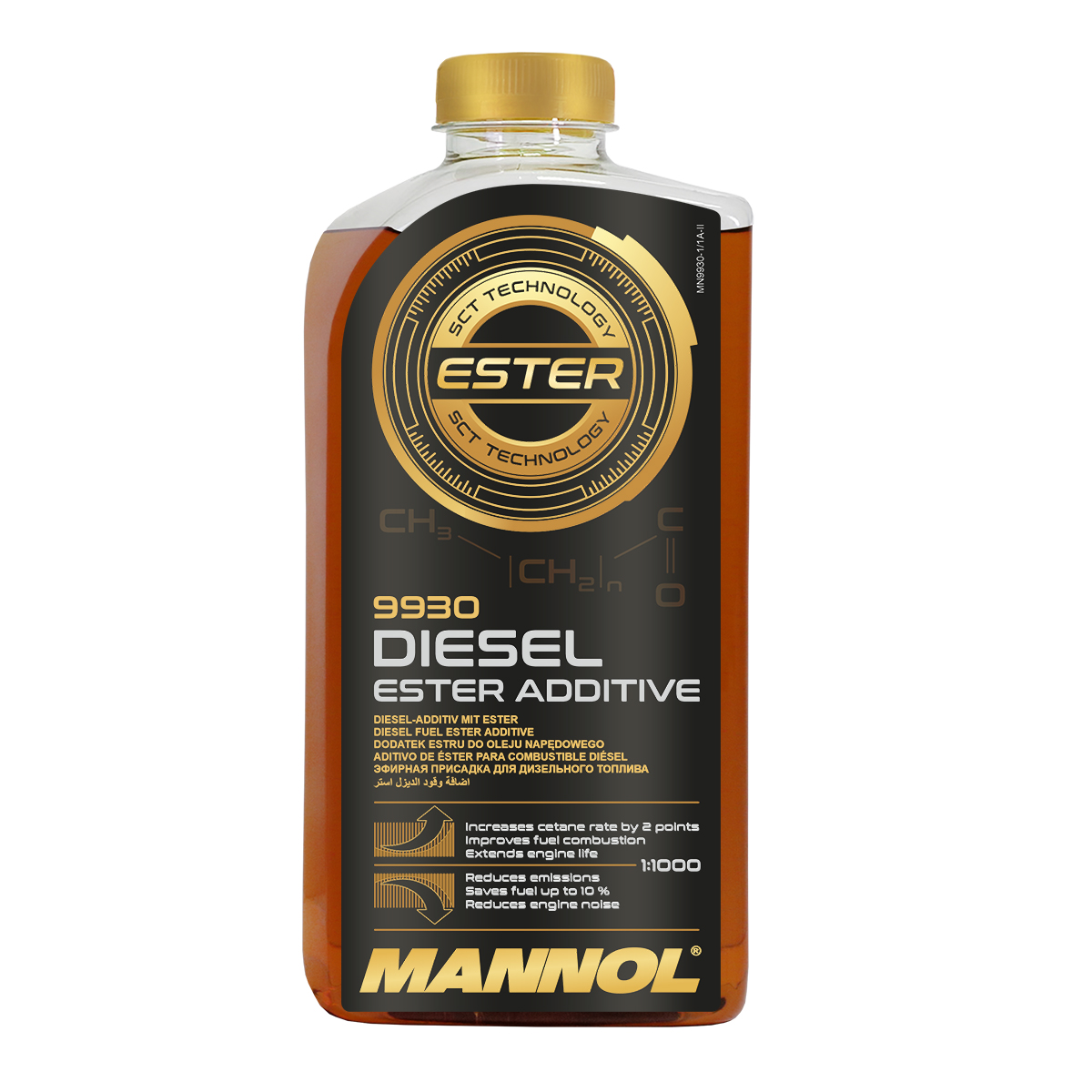 9930 MANNOL DIESEL ESTER ADDITIVE 1 л. Присадка для дизельного топлива