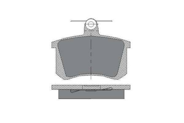 SCT SP 145 Тормозные колодки (комплект 4 шт.) SP145