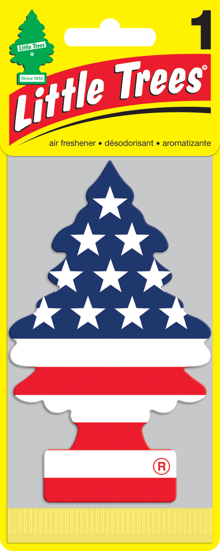 LITTLE TREES Ароматизатор Ёлочка "Американский флаг" (Vanilla Pride)