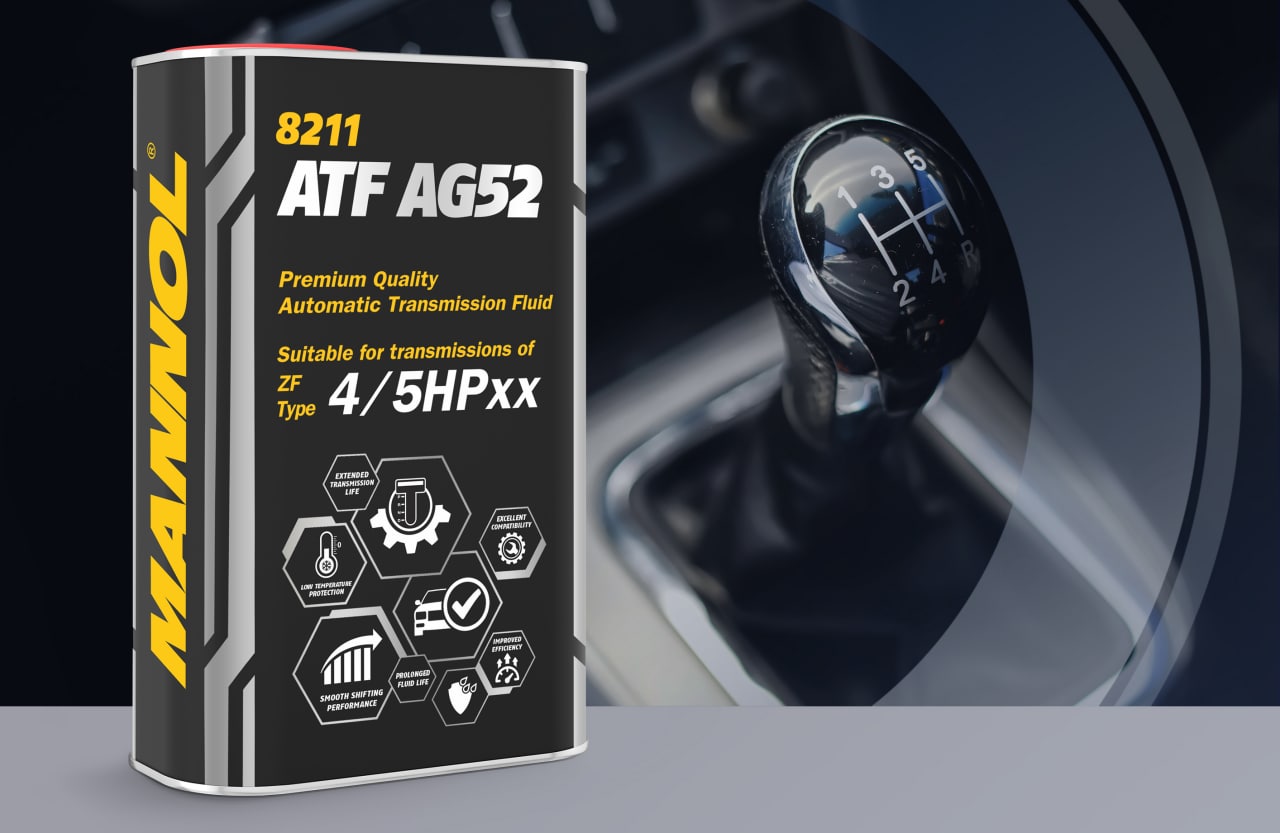 8211 MANNOL ATF AG52 4 л. (Metal) Синтетическая трансмиссионная жидкость