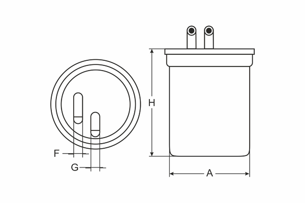 SCT ST 6171 Топливный фильтр ST6171