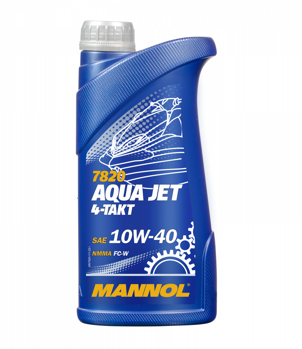 7820 MANNOL 4-TAKT AQUA JET 10W40 1 л. Синтетическое моторное масло 10W-40