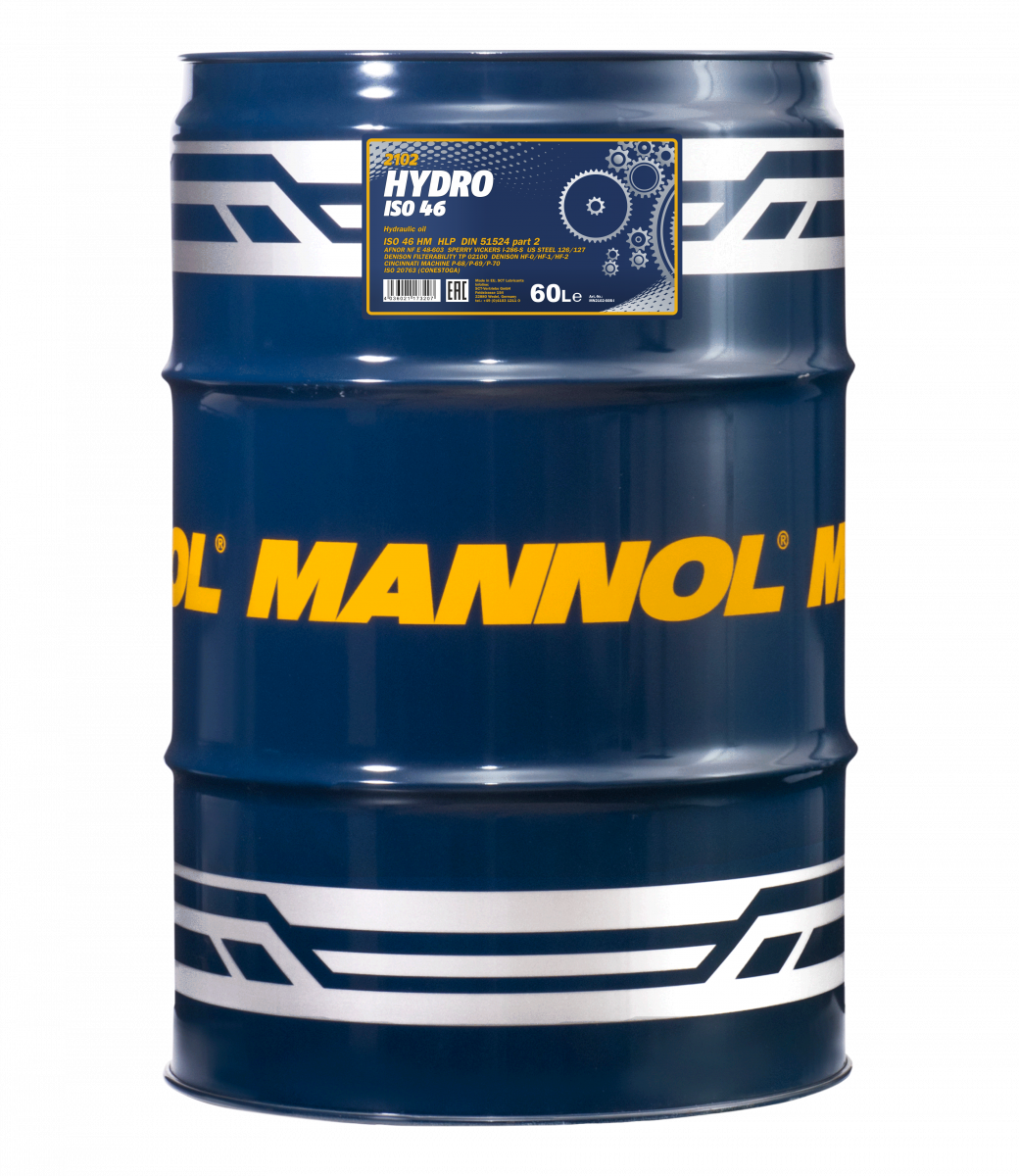 2102 MANNOL HYDRO ISO 46 60 л. Гидравлическое масло