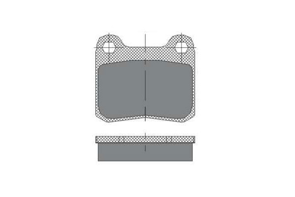 SCT SP 200 Тормозные колодки (комплект 4 шт.) SP200