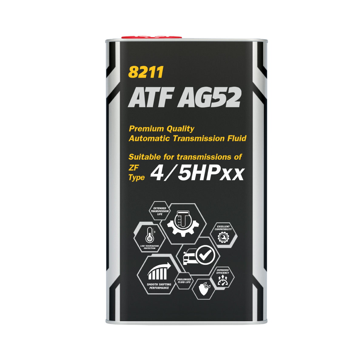 8211 MANNOL ATF AG52 4 л. (Metal) Синтетическая трансмиссионная жидкость