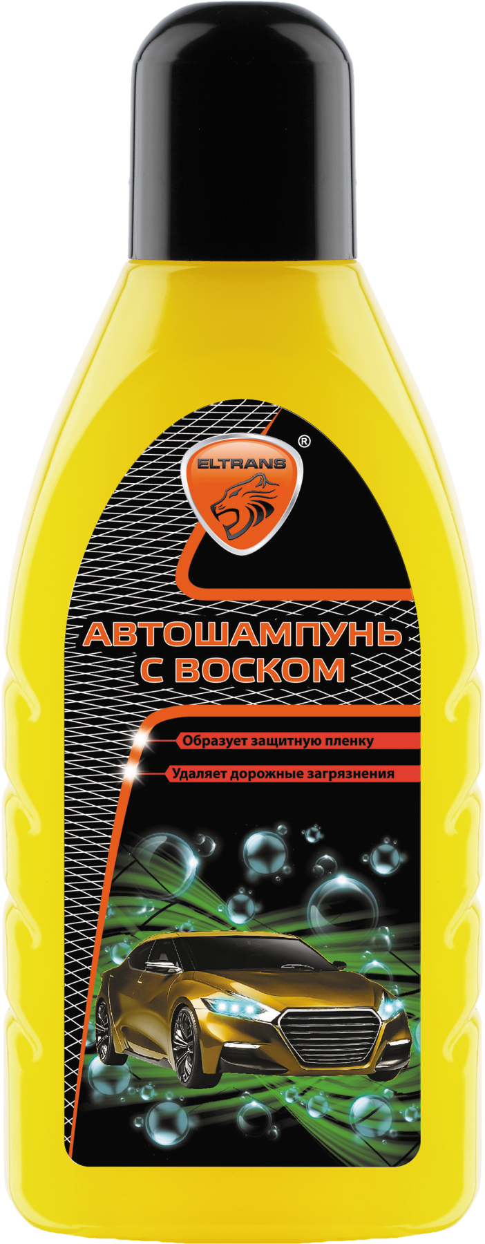 ELTRANS Автошампунь с воском 500 мл. (ПЭТ-флакон)