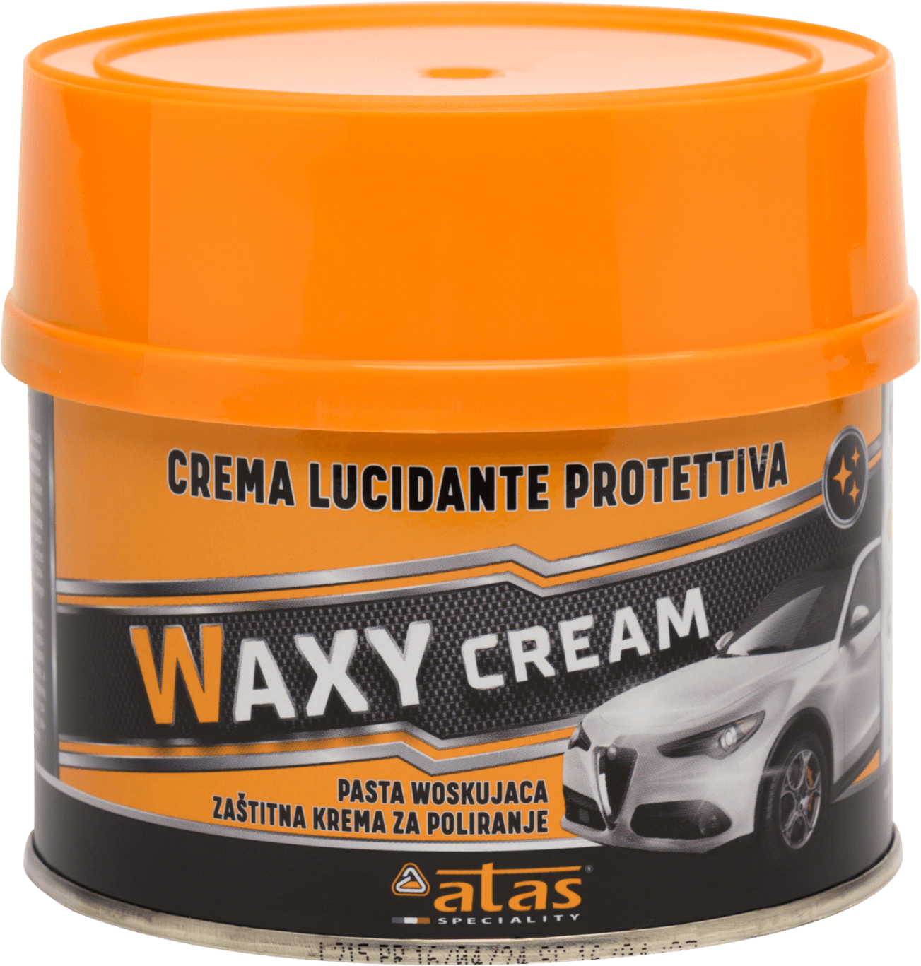 ATAS WAXY CREAM Защитный полироль для кузова 250 г.