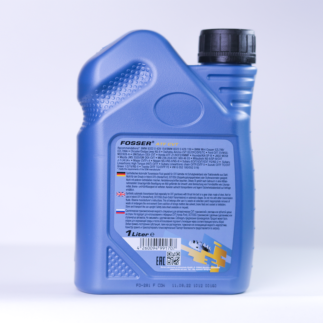 FOSSER ATF CVT 1 л. Синтетическое трансмиссионное масло