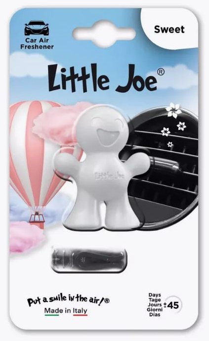 DRIVE INT LITTLE JOE SWEET (СЛАДОСТЬ) - WHITE. Автомобильный освежитель воздуха