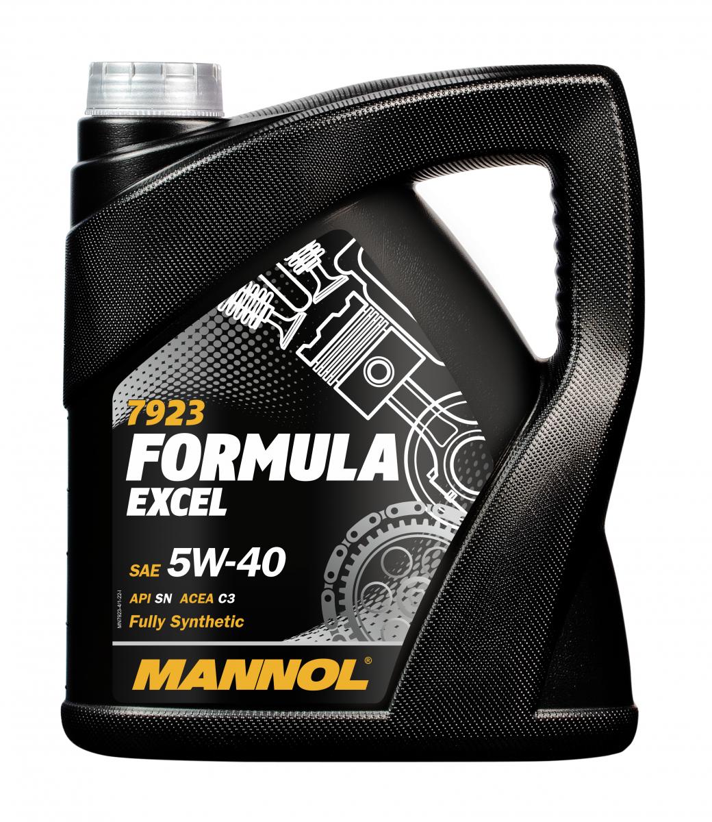 7923 MANNOL FORMULA EXCEL 5W40 4 л. Синтетическое моторное масло 5W-40