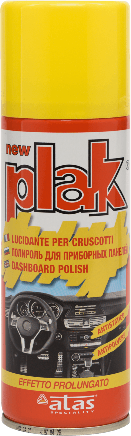 PLAK Полироль-реставратор пластика Лимон (аэрозоль) 200 мл.