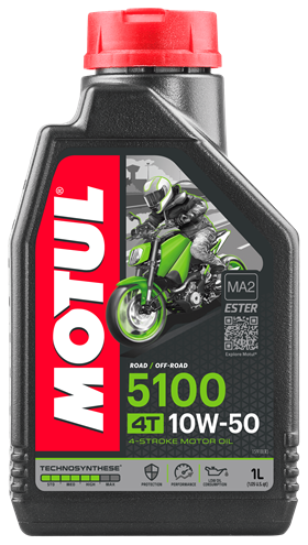 MOTUL 5100 4T 10W50 1 л. Моторное масло 10W-50
