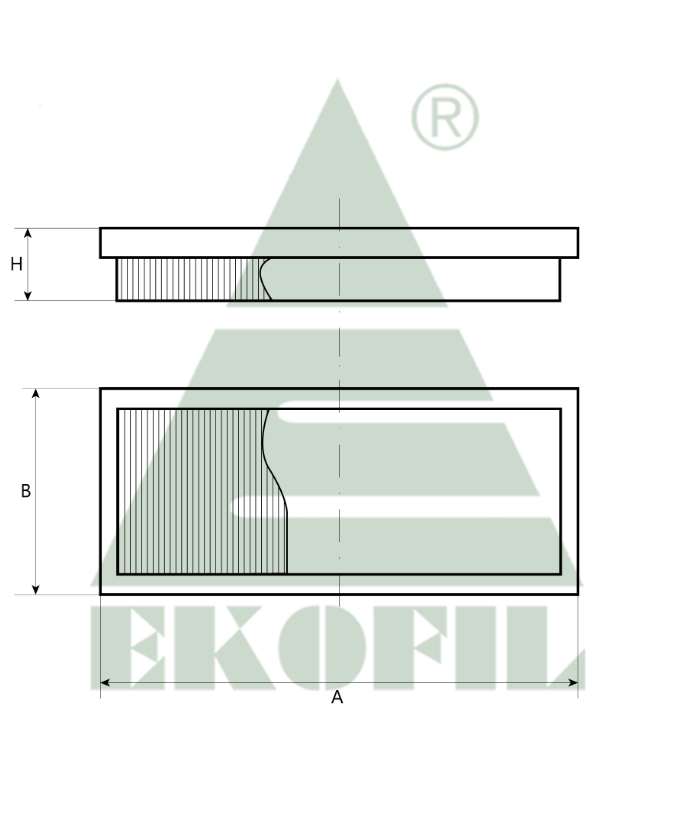 EKO-04.45K EKOFIL Салонный фильтр (угольный) EKO0445K