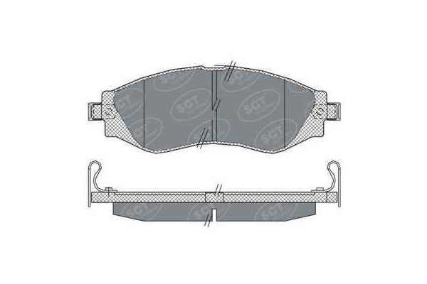 SCT SP 310 Тормозные колодки (комплект 4 шт.) SP310