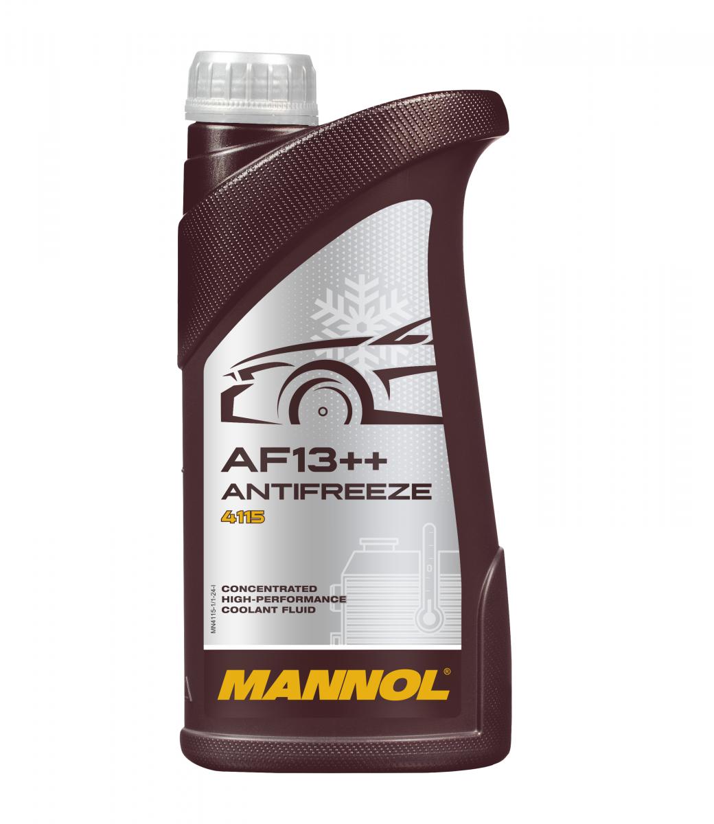 4115 MANNOL ANTIFREEZE AF13++ 1 л. Концентрат антифриз красный