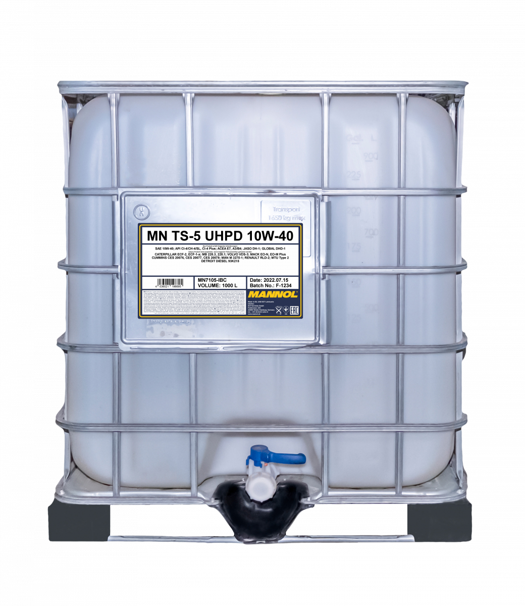 7105 MANNOL TS-5 UHPD 10W40 1000 л. Полусинтетическое моторное масло 10W-40