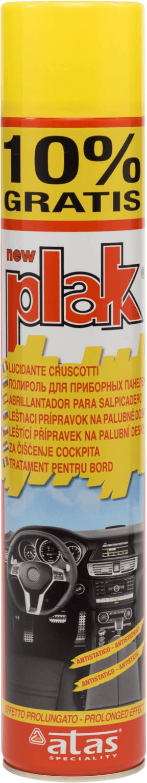 PLAK Полироль-реставратор пластика Грейпфрут (аэрозоль) 750 мл.