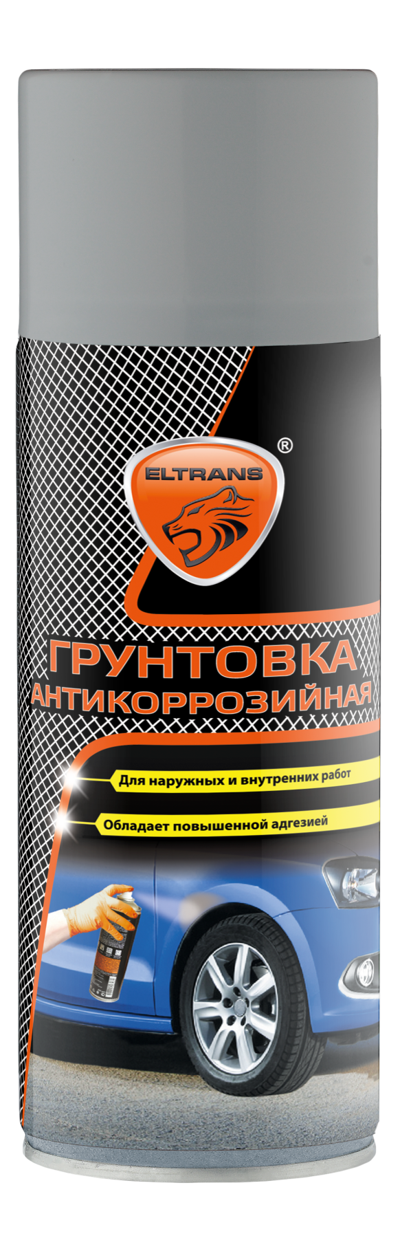 ELTRANS Грунтовка антикоррозийная "СЕРАЯ" 520 мл.(аэрозоль)