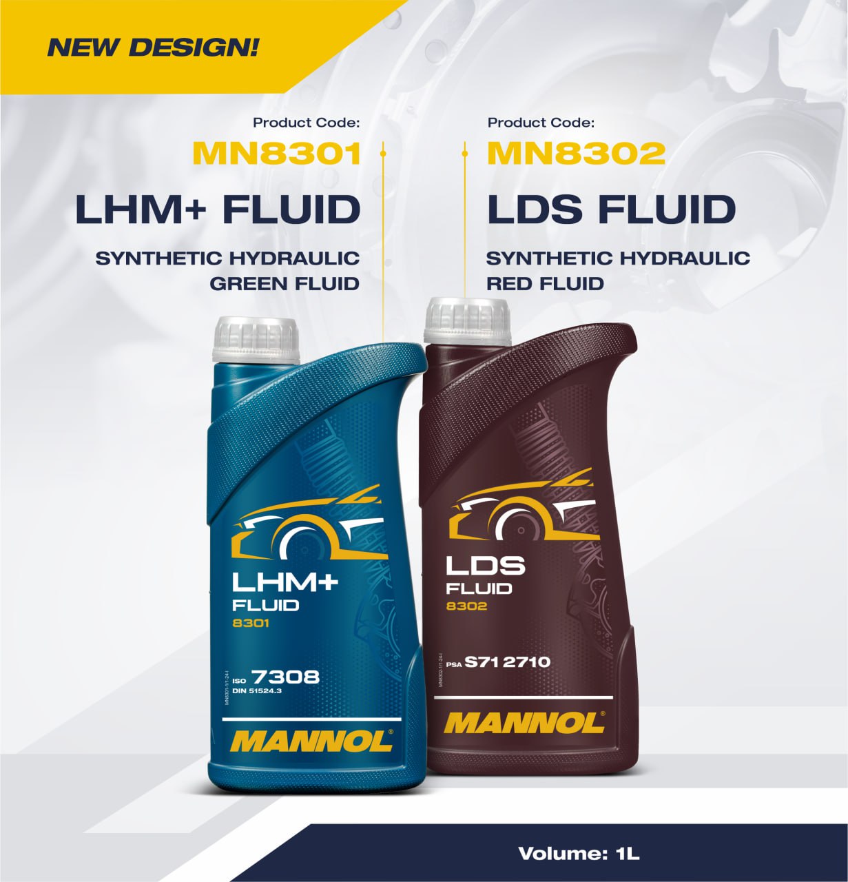 8302 MANNOL LDS FLUID 1 л. Гидравлическая жидкость