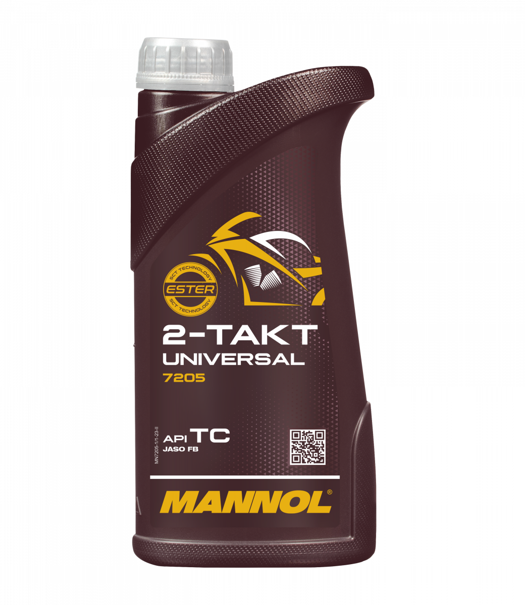 7205 MANNOL 2-TAKT UNIVERSAL 1 л. Минеральное моторное масло для 2Т двигателей