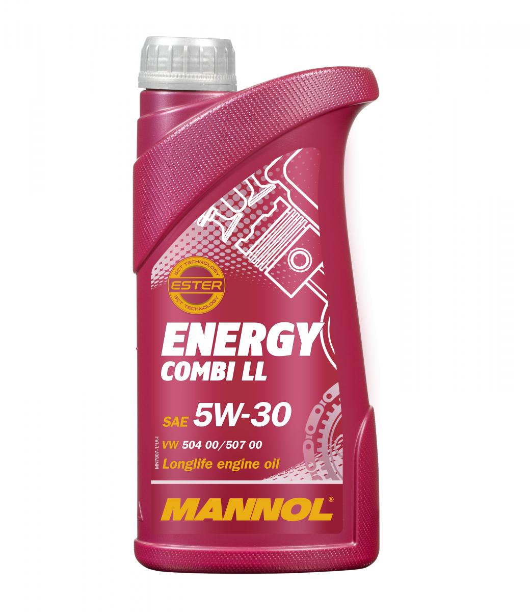 7907 MANNOL ENERGY COMBI LL 5W30 1 л. Синтетическое моторное масло 5W-30