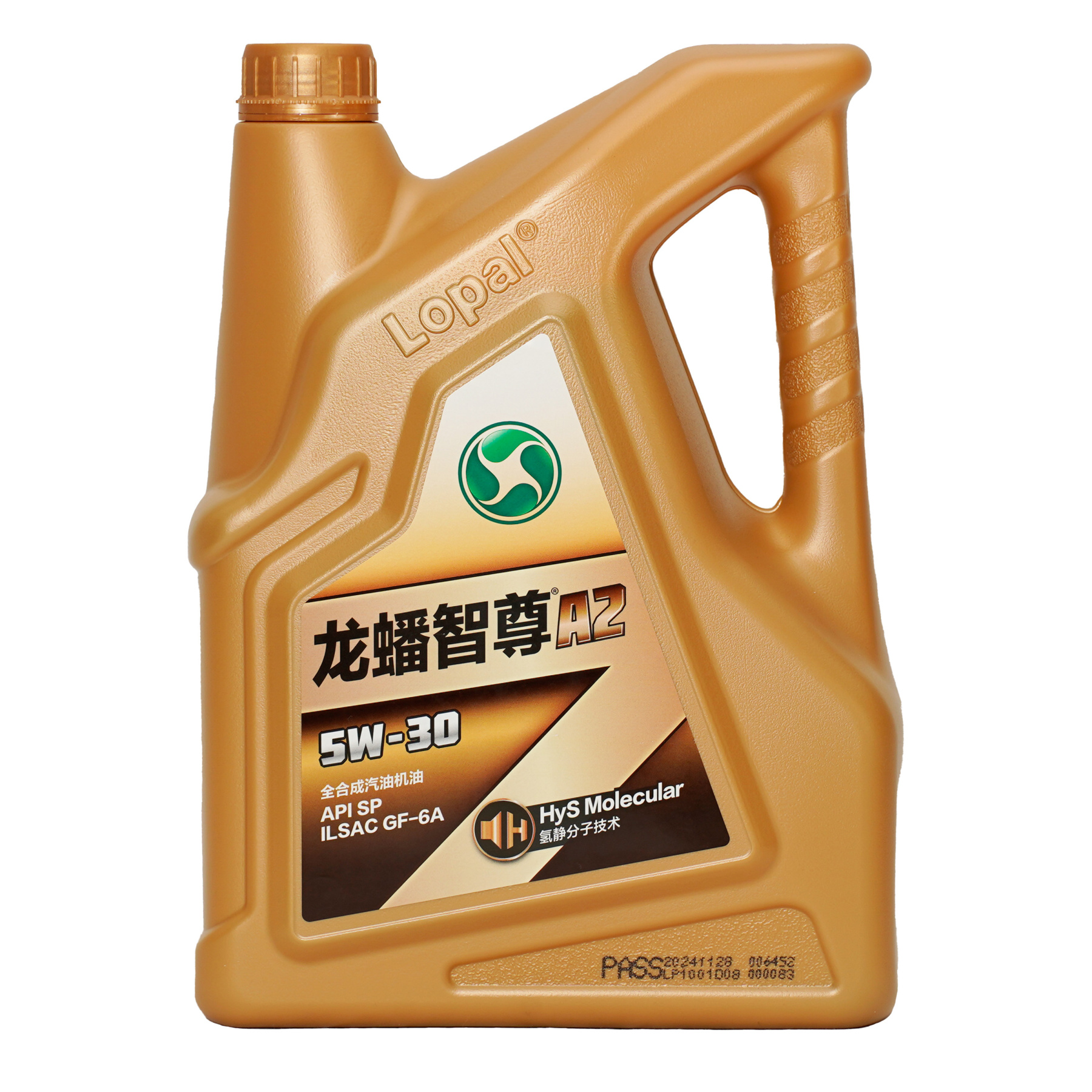 LOPAL SMART A2 SP 5W30 4 л. Синтетическое моторное масло 5W-30