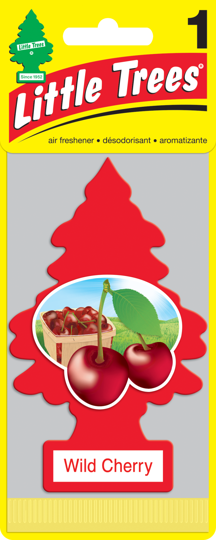 LITTLE TREES Ароматизатор Ёлочка "Дикая вишня" (Wild Cherry)