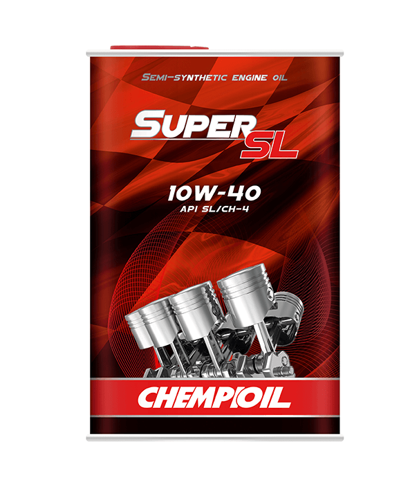 9502 CHEMPIOIL SUPER SL 10W40 (metal) 1 л. Полусинтетическое моторное масло 10W-40