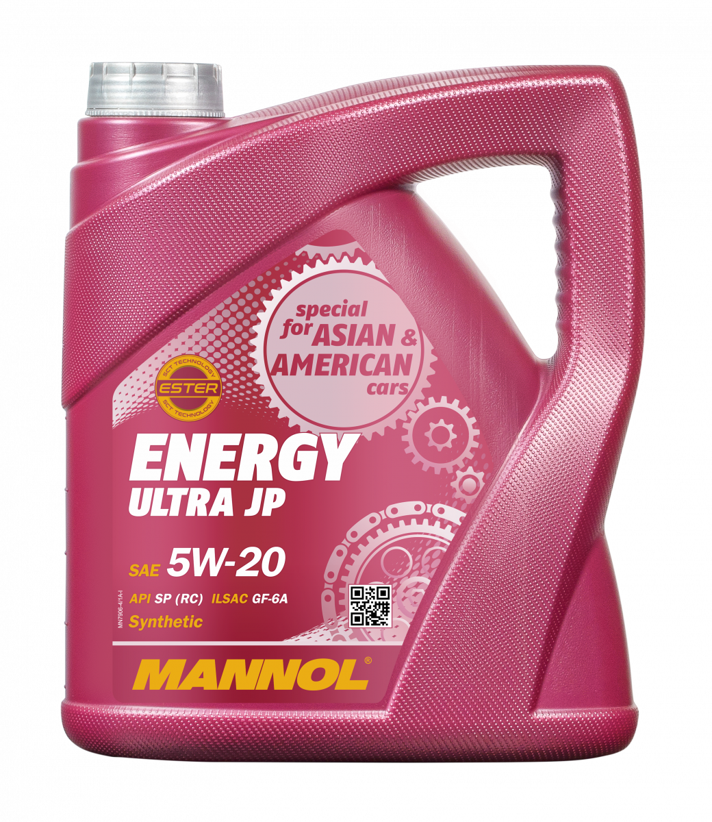 7906 MANNOL ENERGY ULTRA JP 5W20 4 л. Синтетическое моторное масло 5W-20