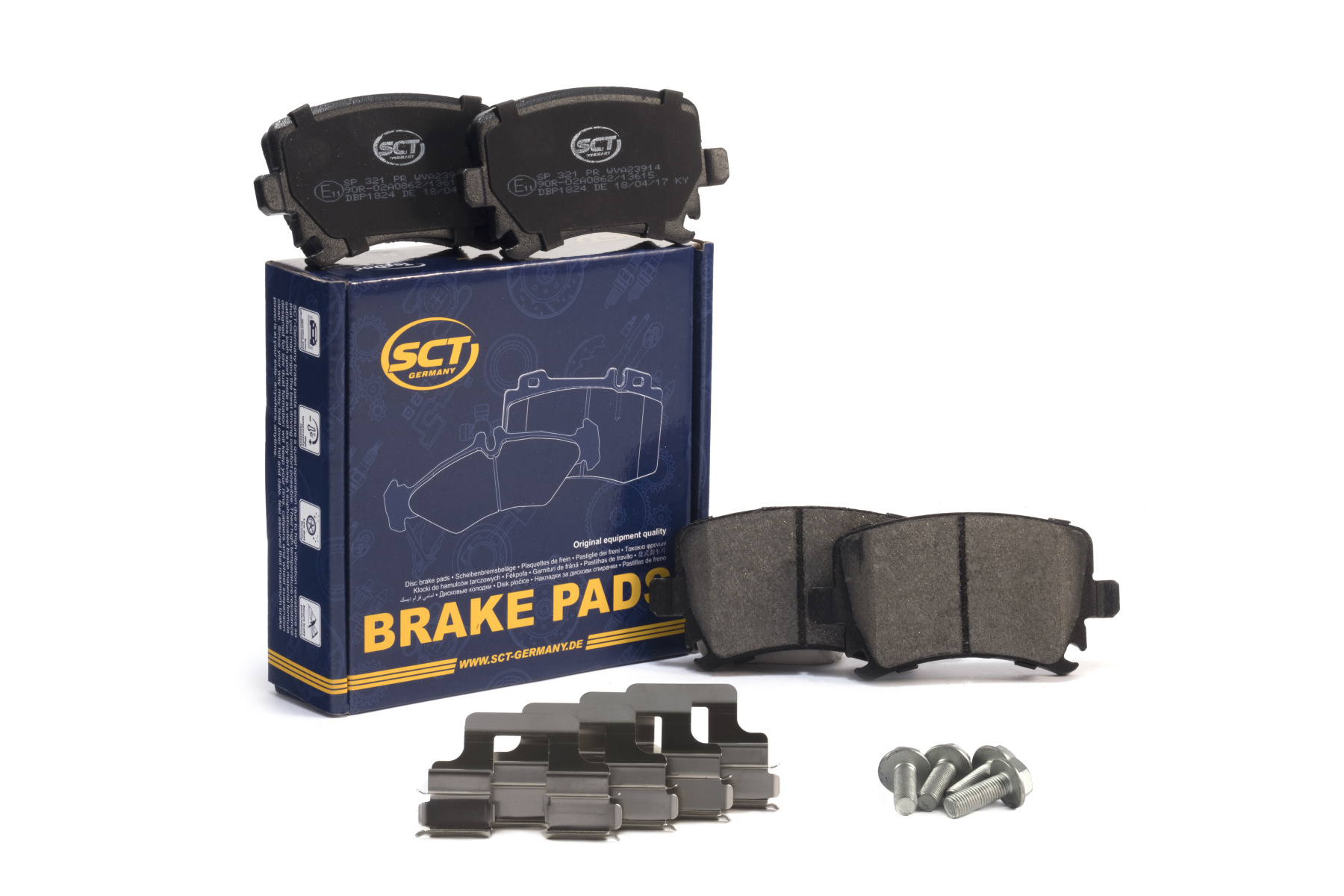 SCT SP 321 Тормозные колодки (комплект 4 шт.) SP321