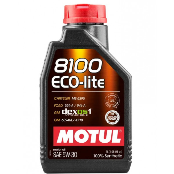 MOTUL 8100 ECO-LITE 5W30 1 л. Синтетическое моторное масло 5W-30