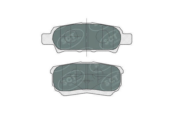 SCT SP 373 Тормозные колодки (комплект 4 шт.) SP373