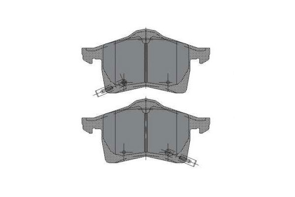 SCT SP 243 Тормозные колодки (комплект 4 шт.) SP243