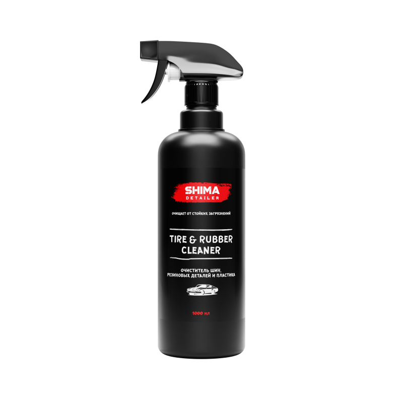 SHIMA DETAILER "TIRE & RUBBER CLEANER" 1 л. Очиститель шин, резиновых деталей и пластика