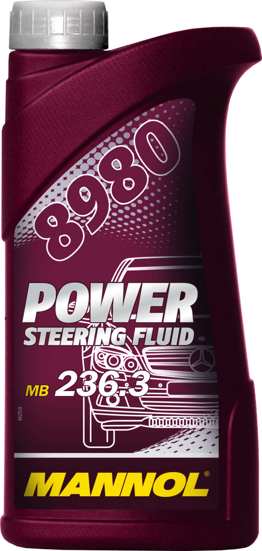 8980 MANNOL POWER STEERING FLUID 0,5 л. Синтетическая гидравлическая жидкость