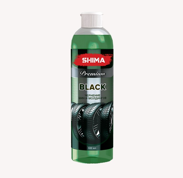 SHIMA PREMIUM "BLACK " 500 мл. Чернение шин и молдингов