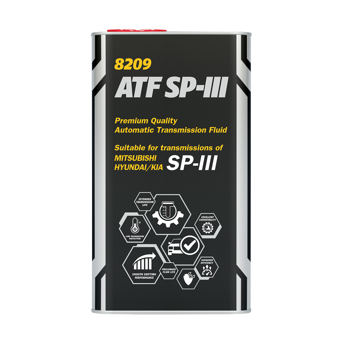 8209 MANNOL ATF SP-III 4 л. (Metal) Синтетическая трансмиссионная жидкость 