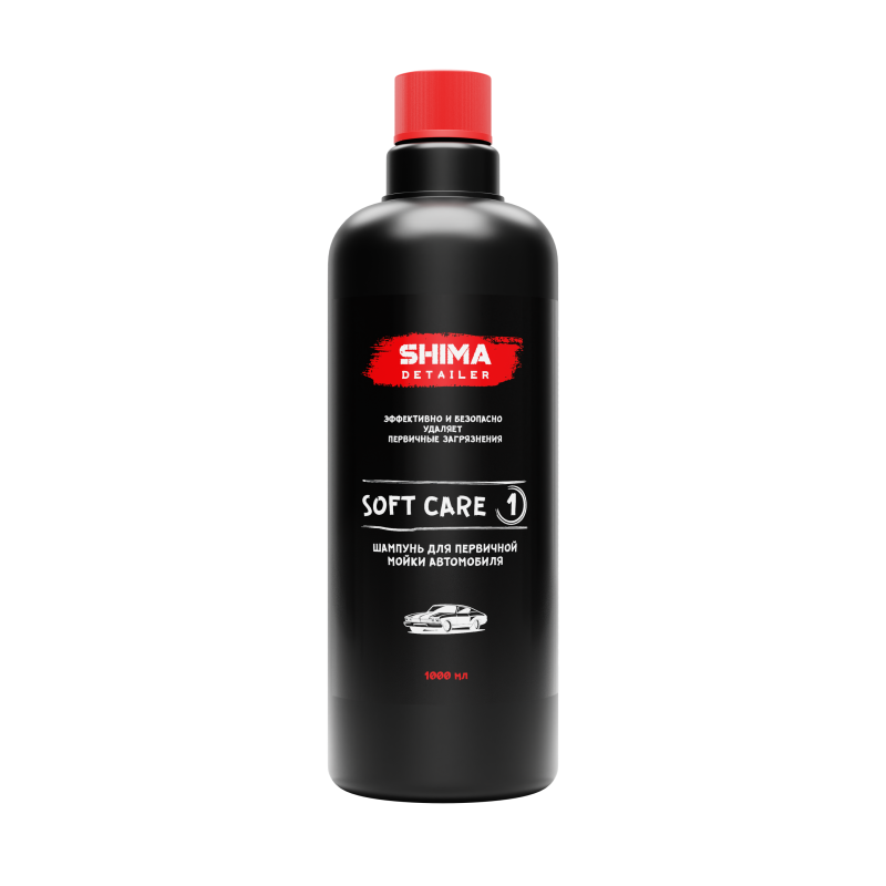 SHIMA DETAILER "SOFT CARE" 1 л. Шампунь для первичной мойки автомобиля