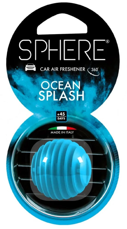 DRIVE INT LITTLE JOE SPHERE OCEAN SPLASH (ОКЕАНСКИЙ БРИЗ). Автомобильный освежитель воздуха
