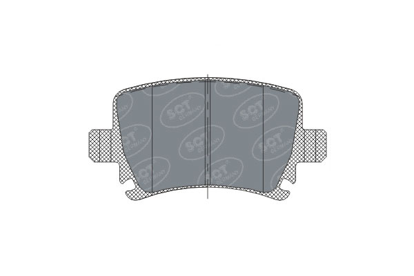 SCT SP 321 Тормозные колодки (комплект 4 шт.) SP321
