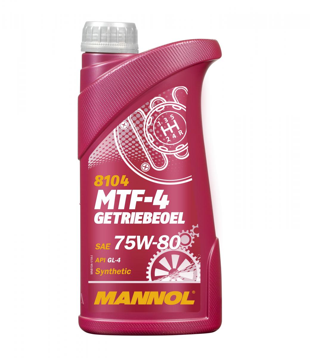 8104 MANNOL MTF-4 GETRIEBEOEL 75W80 1 л. Синтетическое трансмиссионное масло 75W-80