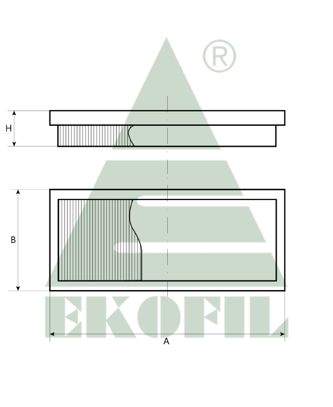 EKO-04.19K EKOFIL Салонный фильтр (угольный) EKO0419K